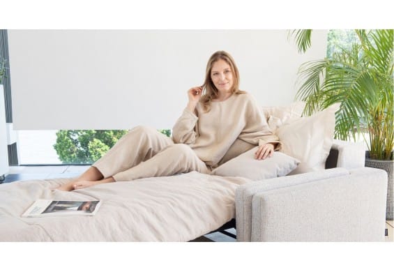Sofa-bed eenzit slaapbank Damien