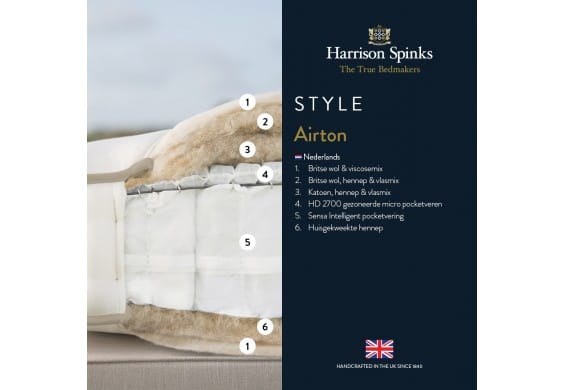 Airton matras niet keerbaar By Harrison Spinks